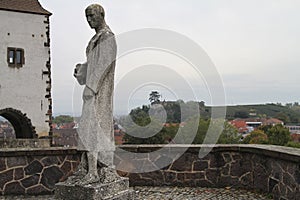 Breisach / Germany October 22nd 2010.War memorial, for the fallen of the wars in Breisach am Rehin