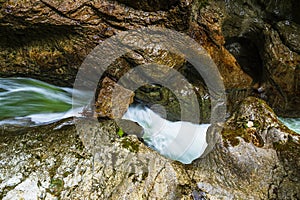 Breitachklamm gorge near Oberstdorf in Bavaria, Germany