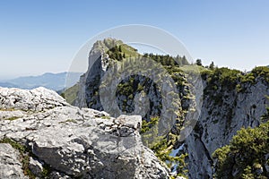 Breitenstein mountain in the bavarian alps in summer, Germany