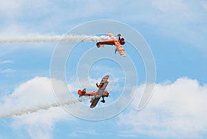 Breitling wing walking team