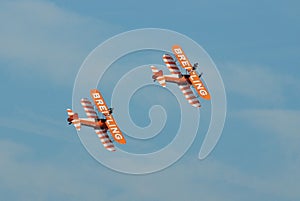 Breitling Wingwalking display team