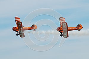 Breitling Wingwalking display team