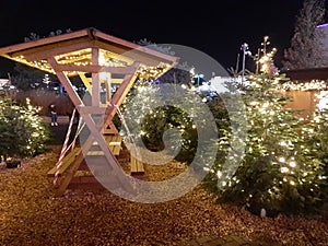 BREMEN, GERMANY - Nov 25, 2020: Weihnachtsmarkt Corona lockdown photo