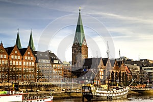 Bremen waterfront, Germany