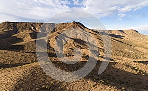 BRENDA, ARIZON, UNITED STATES - Dec 22, 2020: Black Mesa of New Water Wilderness photo