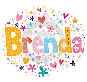 Brenda name design