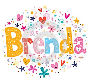 Brenda name design photo