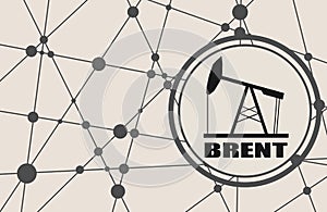 Brent crude oil presentation banner