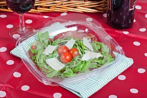 Bresaola and parmesan salad