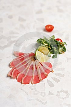 Bresaola with salad