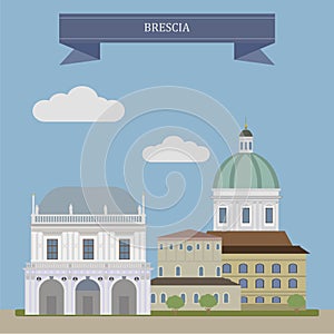 Brescia, city in Italy photo