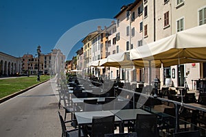 Brescia, Piazza Arnaldo square. City landmark. Lombardy, Italy