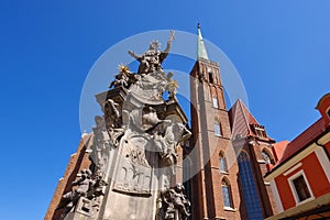Breslau, the Nepomuk monument photo