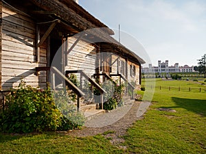 BREST, BELARUS - AUG 14, 2022: Tadeusz Kosciuszko`s estate is an architectural monument of the 19th century photo