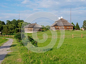 BREST, BELARUS - AUG 14, 2022: Tadeusz Kosciuszko`s estate is an architectural monument of the 19th century photo