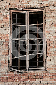 Brest Fortress, Brest, Belarus. Building`s windows of the Brest fortress.