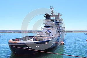 BREST, FRANCE - JULY 18 : French rescue boat Abeille Bourbon in