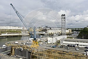 Brest, River Penfeld, France