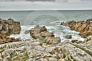 Bretagne, La Cote Sauvage in Batz sur Mer