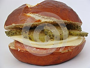 Bretzel sandwich photo