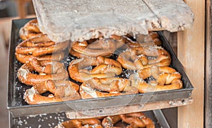 Bretzel, traditional German bread