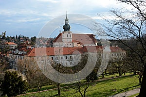 Brevnov Monastery and monastery garden. photo