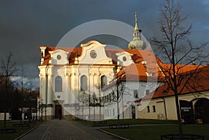 Brevnov monastery before the storm photo
