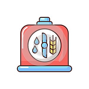 Brewers yeast RGB color icon
