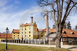 Brewery, baroque monastery Plasy near Plzen, Czech republic