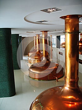 Brewery museum in Plzen Czech