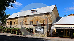 The brewhouse at the main street in one of Australia`s oldest German settlements in Hahndorf, Australia