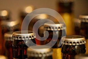 Brewing home beer process at home in the kitchen