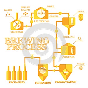 Brewing infographic photo