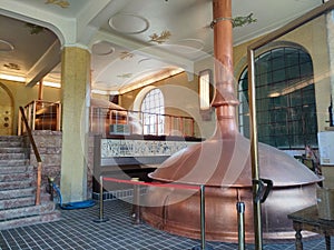 The brewing room, which houses theÂ copper vats for beer production
 TheÂ Pedavena Brewery photo