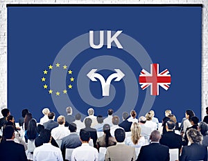 Brexit Bremain UK EU Referendum Concept