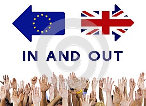 Brexit Britain Leave European Union Quit Referendum Concept