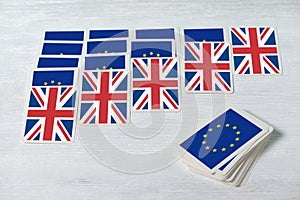 Brexit UK EU referendum will solitaire converge concept, close u