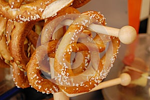 A brezel, German bread