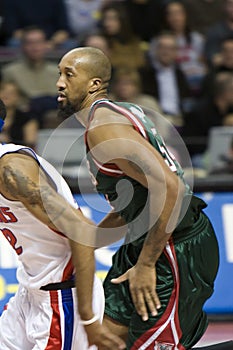 Brian Skinner of the Milwaukee Bucks
