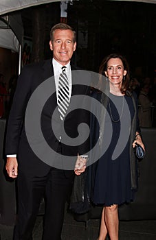 Brian Williams and Jane Stoddard Williams
