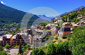 Briancon town in Alpes mountains, Provence, France
