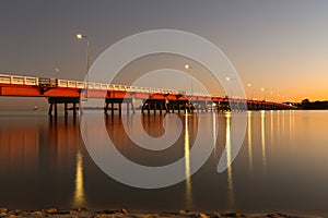 Bribie Island Bridge Sunset