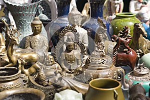 Bric-a-brac market stall