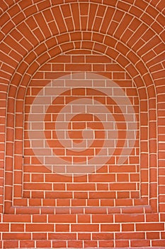 Brick arch as background