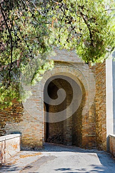 Brick Arch in Saludecio, Italy