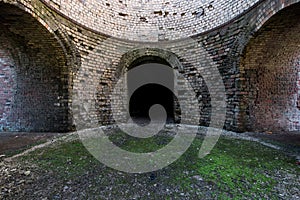 Brick Arches - Abandoned Pig Iron Industrial Blast Furnace - Scranton, Pennsylvania
