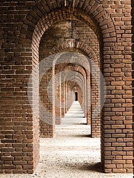 Brick Arches at Fort Jefferson