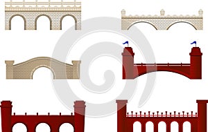 Brick Bridge Arch Architecture Building Monument Red and White