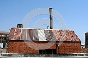 Brick building on Constitution Hill