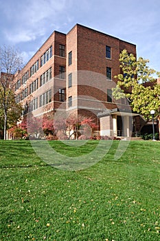 Brick Building on University Campus